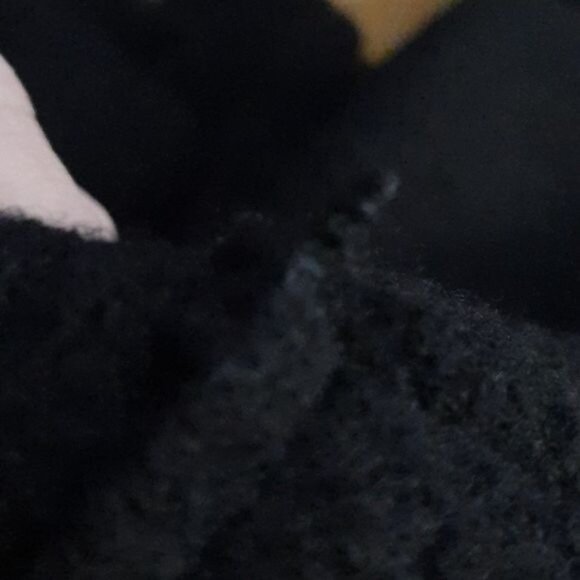 J.Crew Black Italian Boiled Wool Double Breasted Jacket Size 6 - Picture 8 of 8